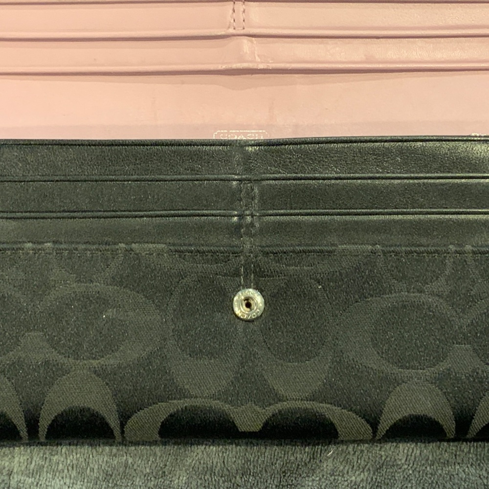 Coach Black Multi Section Wallet - image 6